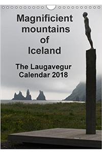 Majestic Mountains of Iceland - the Laugavegur Calendar 2018 'UK-Version' 2018