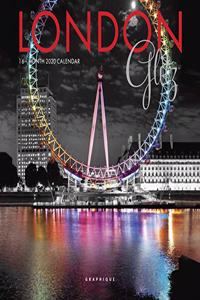 LONDON GLITZ 2020 MINI WALL CALENDAR