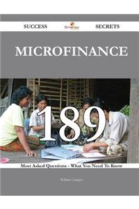 Microfinance: 189 Most Asked Questions o...