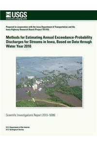 Methods for Estimating Annual Exceedance-Probability Discharges for Streams in Iowa, Based on Data through Water Year 2010