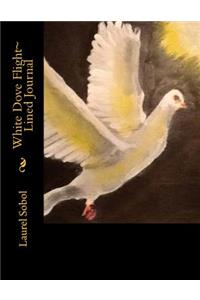 White Dove Flight Lined Journal
