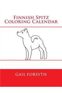 Finnish Spitz Coloring Calendar