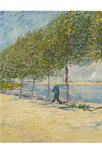 Along the Seine, Vincent Van Gogh. Ruled Journal