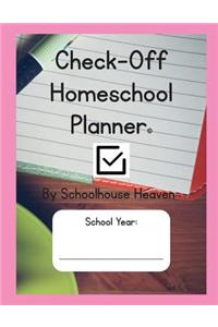 Check-Off Homeschool Planner