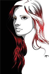 Red Tress Woman Any Day Planner Notebook