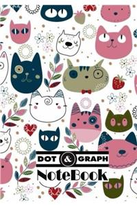Drawing Cat Notebook: Pocket Notebook / Journal / Diary; Dot-grid, Graph