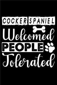 Cocker Spaniel Welcome People Tolerated