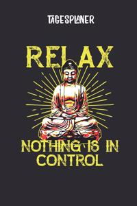 Tagesplaner mit Buddha in Meditation