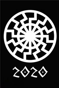 Schwarze Sonne Sonnenrad Kalender 2020 Jahreskalender Jahresplaner Familienplaner