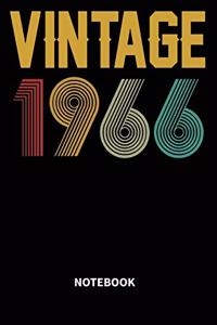 Vintage 1966 Notebook