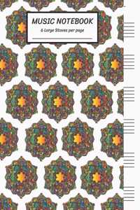 Music Notebook 6 Staves Per Page