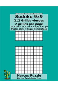 Sudoku 9x9 - 212 Grilles vierges