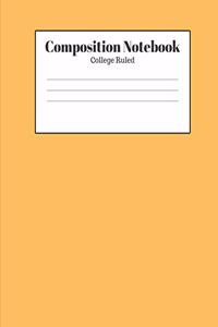 Composition Notebook - College Ruled