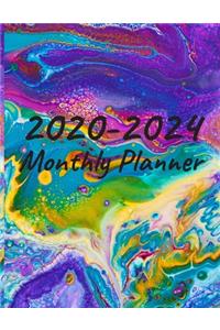 2020-2024 Monthly Planner