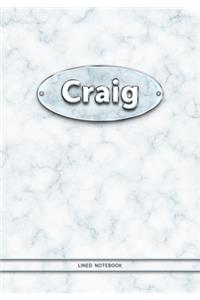 Craig - Lined Notebook