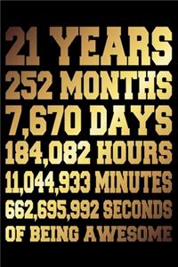 21 Years Of Being Awesome