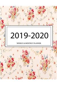 2019 - 2020 Weekly and Monthly Planner