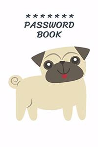 Internet Password Book with Tabs Keeper Manager And Organizer You All Password Notebook Catoon dog Cover