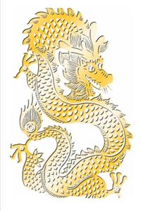 2020 Weekly Planner Golden Dragon Chinese Zodiac Symbol 134 Pages