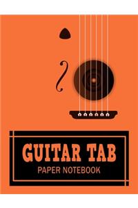 Guitar Tab Paper Notebook