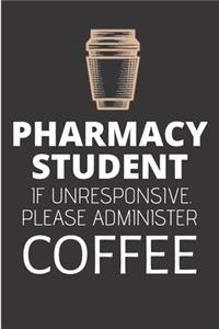 Pharmacy student if unresponsive please administer coffee
