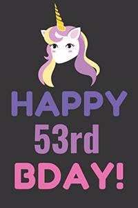 Happy 53rd Bday! Notebook Notebook
