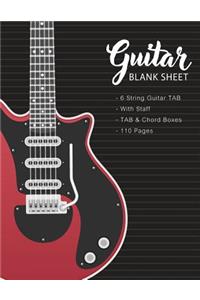Guitar Blank Sheet