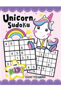 Unicorn Sudoku Book for Kids
