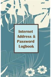Internet Address & Password Logbook