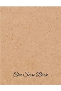Clue Score Book