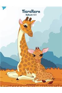 Tiereltern-Malbuch 1 & 2