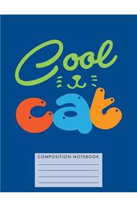 Cool Cat Composition Notebook