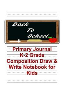 Back to School Primary Journal