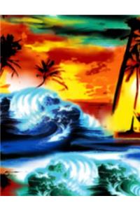 Surfing Waves Composition Book