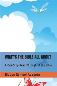 What's the Bible All about