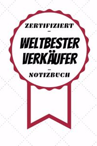 Notizbuch - Zertifiziert - Weltbester - Verkäufer