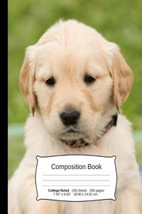 Golden Retriever Composition Notebook