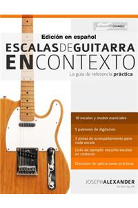 Escalas de guitarra en contexto