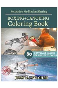 BOXING+CANOEING Coloring Books