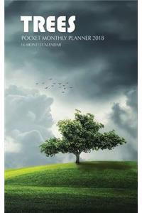 Trees Pocket Monthly Planner 2018
