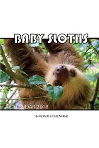 Baby Sloth Calendar 2018