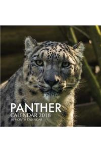 Panther Calendar 2018: 16 Month Calendar