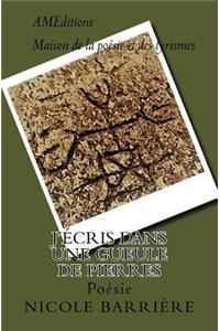 J'écris dans une gueule de pierres