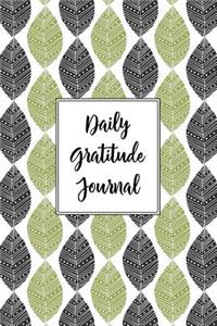 Gratitude Journal Abstract Leaves Pattern 5
