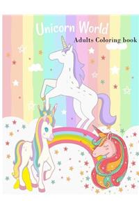 Unicorn World Coloring Book for Adults