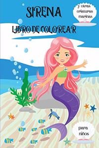 Sirena Libro de Colorear