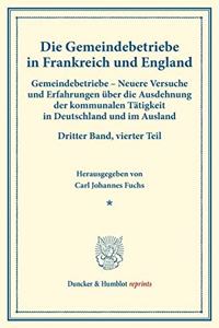 Gemeindebetriebe in Frankreich Und England