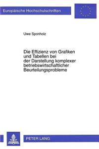 Die Effizienz von Grafiken und Tabellen bei der Darstellung komplexer betriebswirtschaftlicher Beurteilungsprobleme