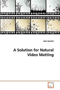Solution for Natural Video Matting