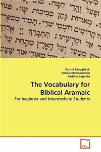 Vocabulary for Biblical Aramaic